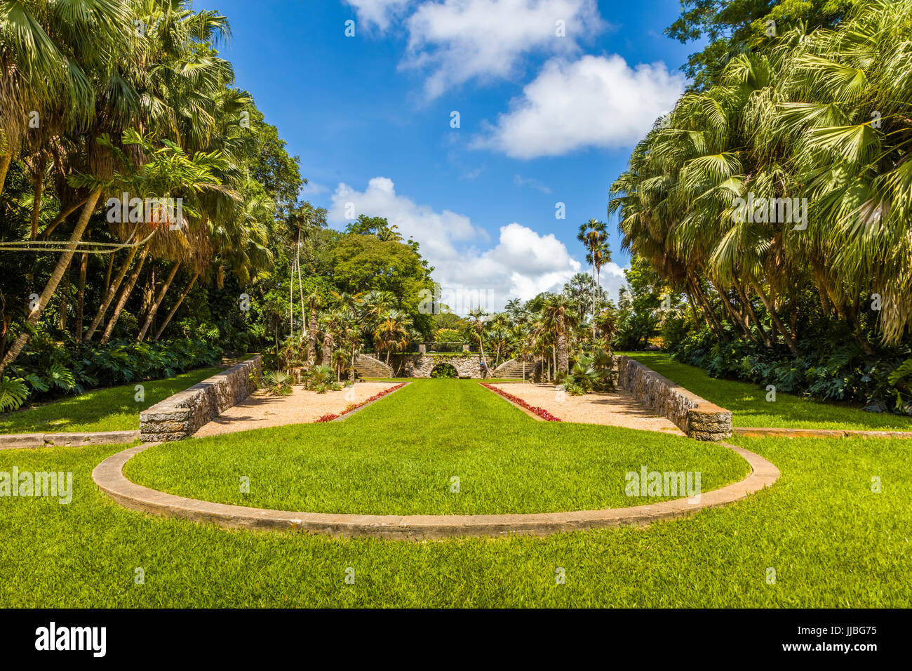Fairchild Tropical Botanic Garden un 83 acri tropicale giardino botanico in Coral Gables Florida Foto Stock