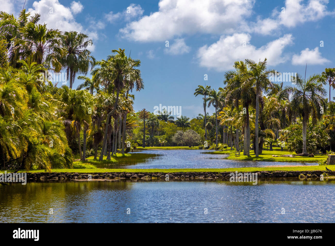 Fairchild Tropical Botanic Garden un 83 acri tropicale giardino botanico in Coral Gables Florida Foto Stock
