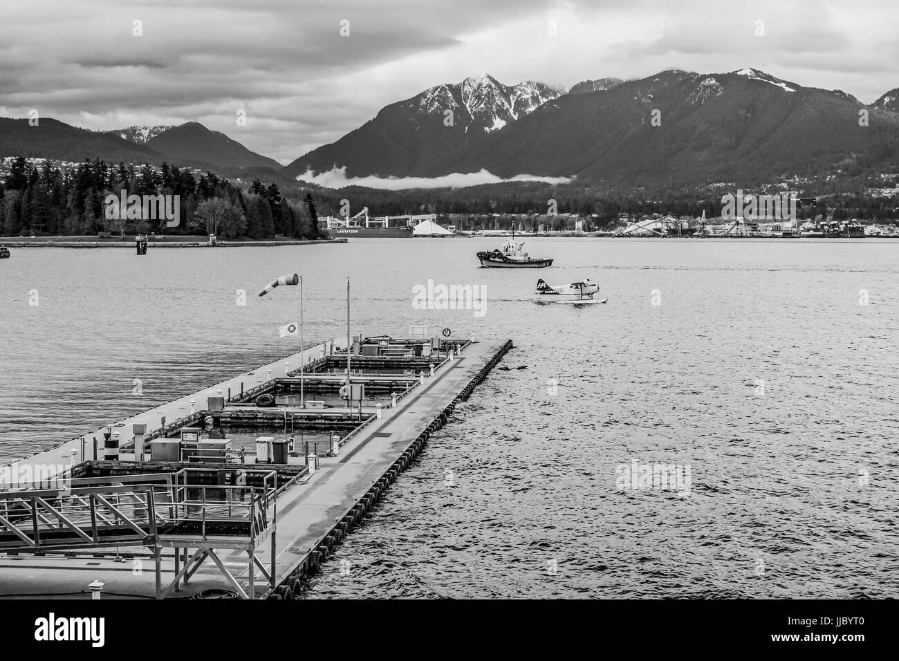 Piani di acqua nella città di Vancouver - Vancouver - Canada - Aprile 12, 2017 Foto Stock