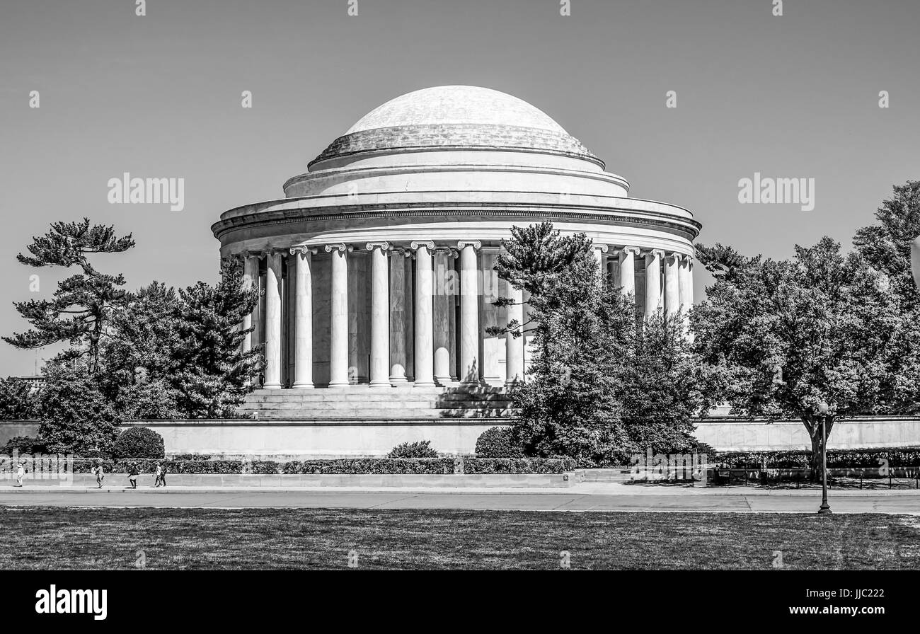 Thomas Jefferson Memorial a Washington DC Foto Stock