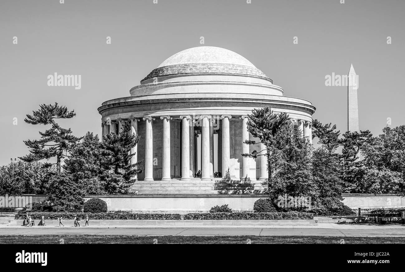 Thomas Jefferson Memorial a Washington DC Foto Stock
