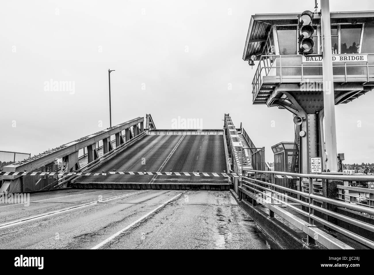 Ponte levatoio in Seattle - Seattle - Washington - 11 aprile 2017 Foto Stock