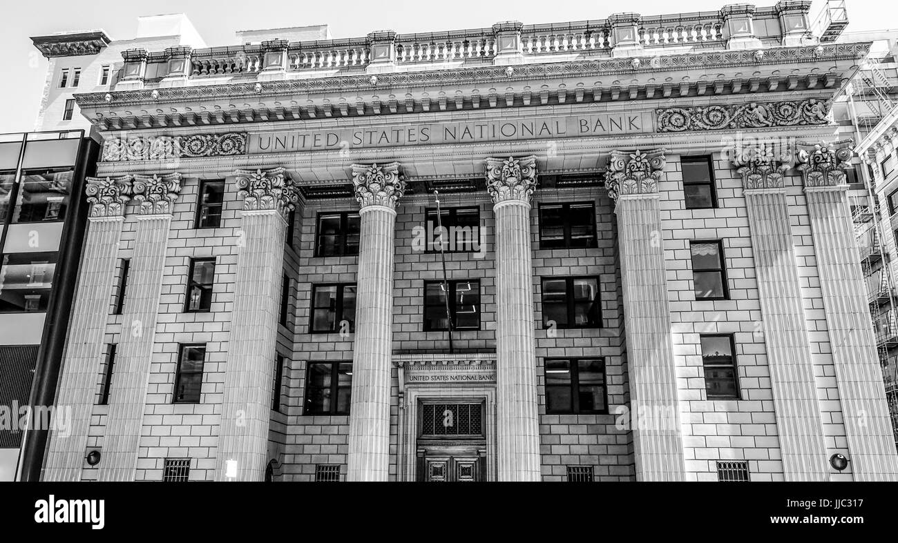 Stati Uniti National Bank in Portland - Portland - OREGON - 15 aprile 2017 Foto Stock