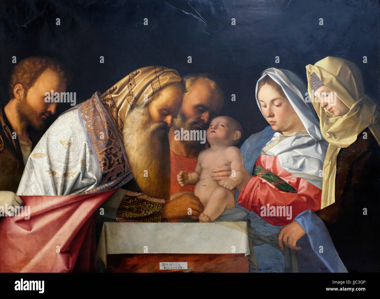 La circoncisione, circa 1500 - officina di Giovanni Bellini Foto Stock