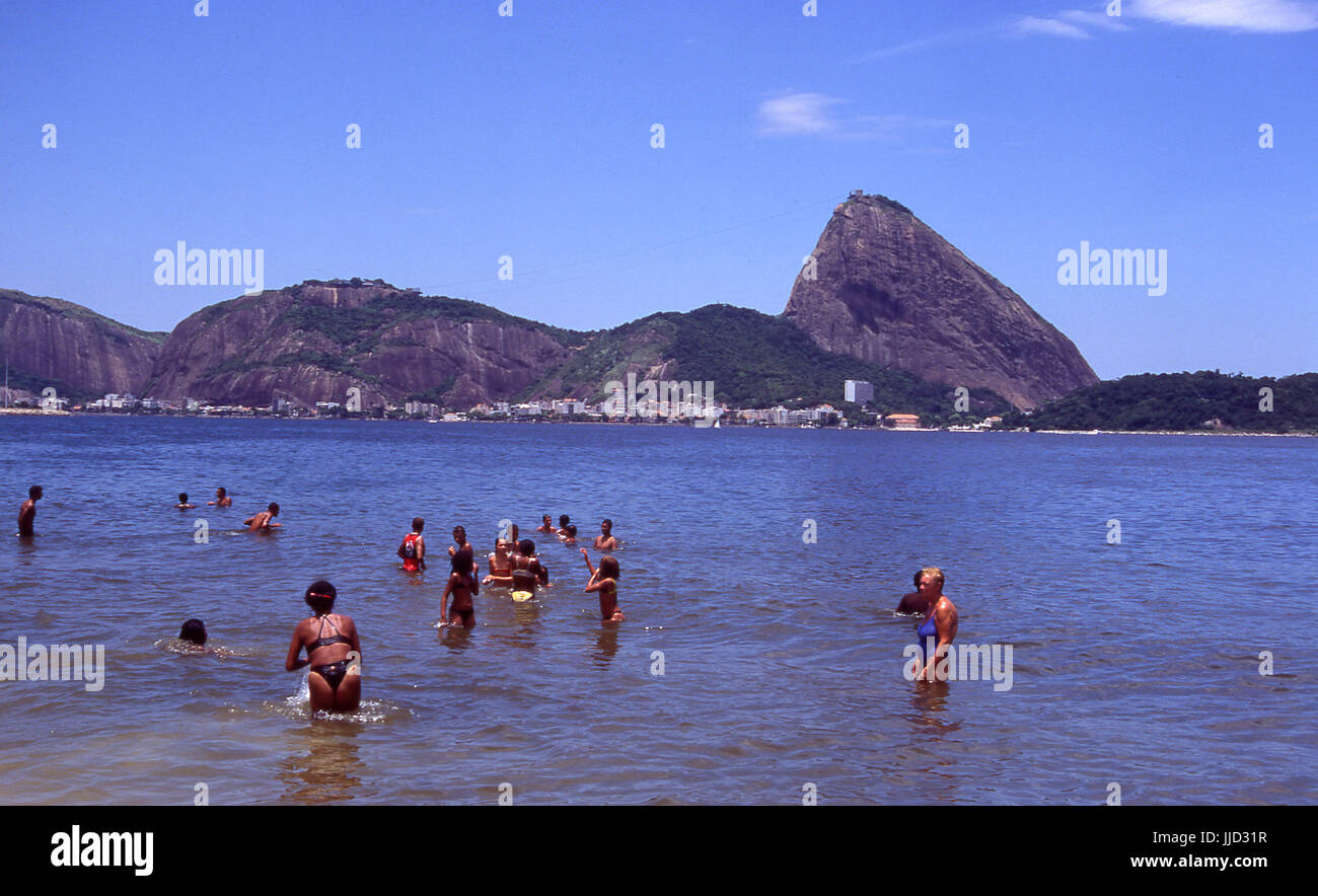Pão de Açúcar; Rio de Janeiro, Brasile Foto Stock