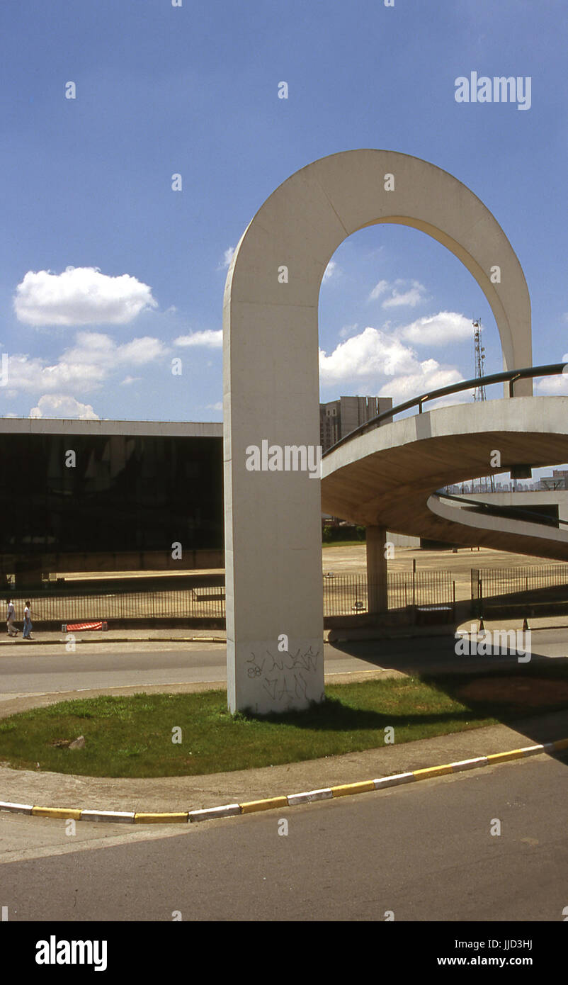 Memorial América Latina; Sao Paulo, Brasile. Foto Stock