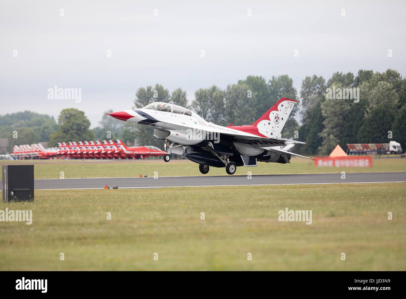 Air show a RAF Fairford,Gloucestershire, UK che ospita 2017 Royal International Air Tattoo in occasione del USAF settantesimo anniversario Foto Stock