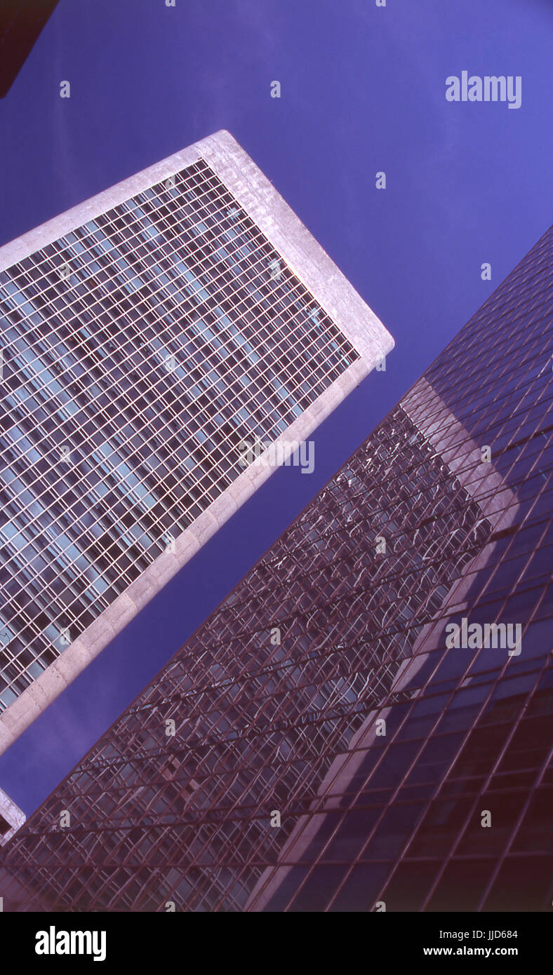 Edifici; Avenida Paulista; São Paulo, Brasile 1995 Foto Stock