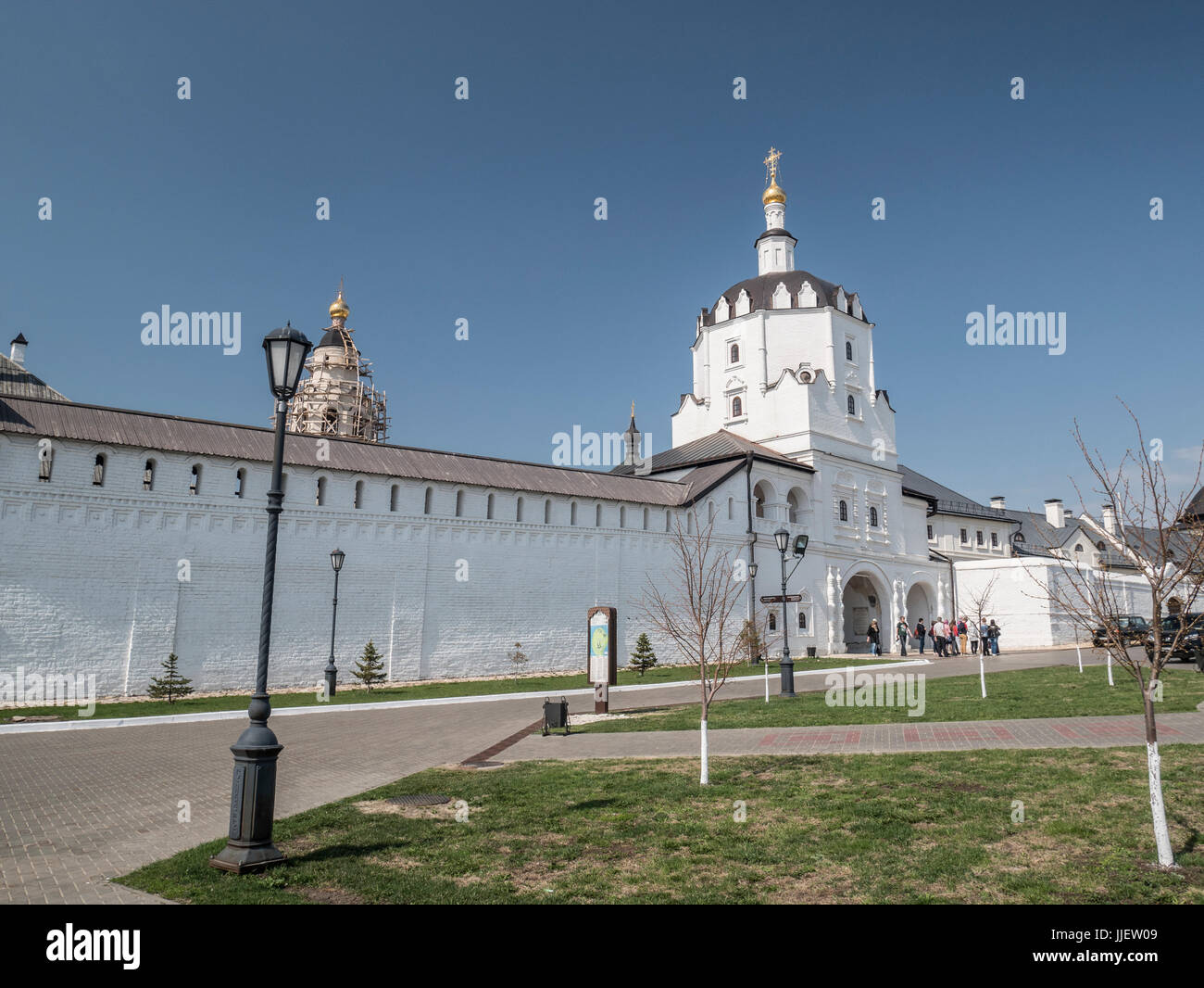 Il monastero uspensky sviyažsk isola il Tatarstan Federazione russa Foto Stock