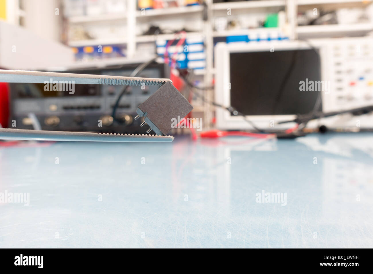 Prototipo di un cristallo semiconduttore Foto Stock