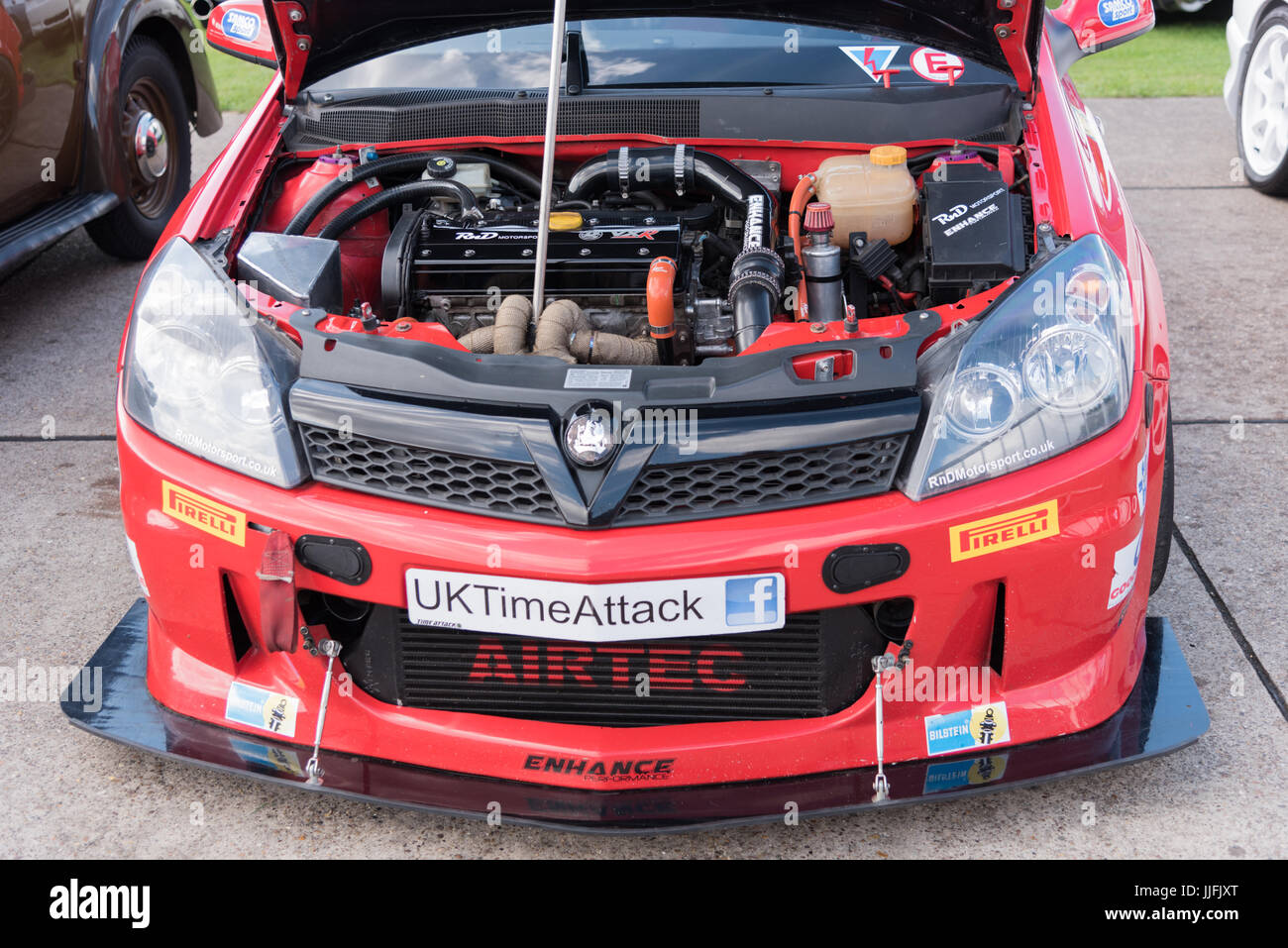 Vauxhall Astra racing car Foto Stock