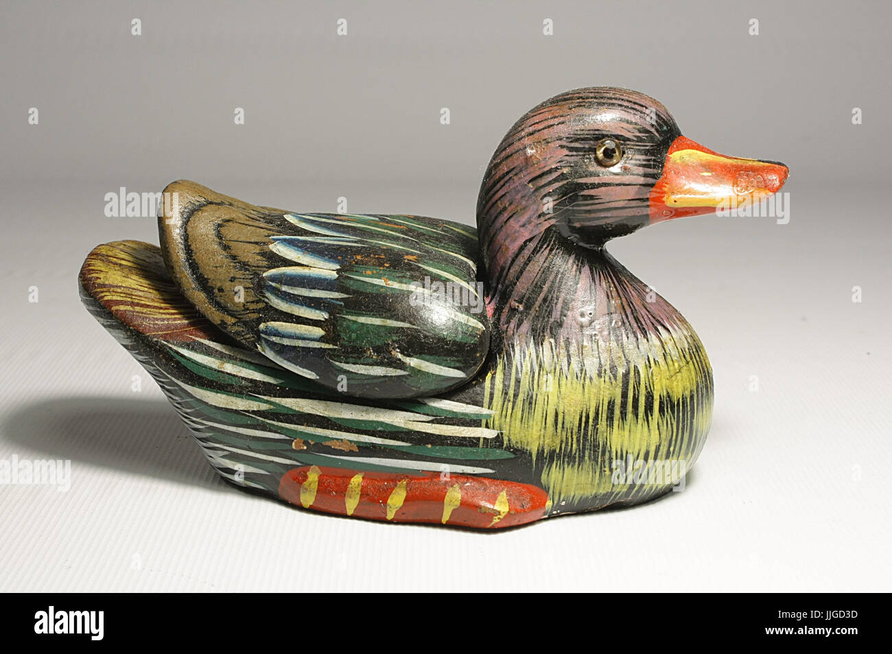 Piccola anatra ornamentale Foto Stock