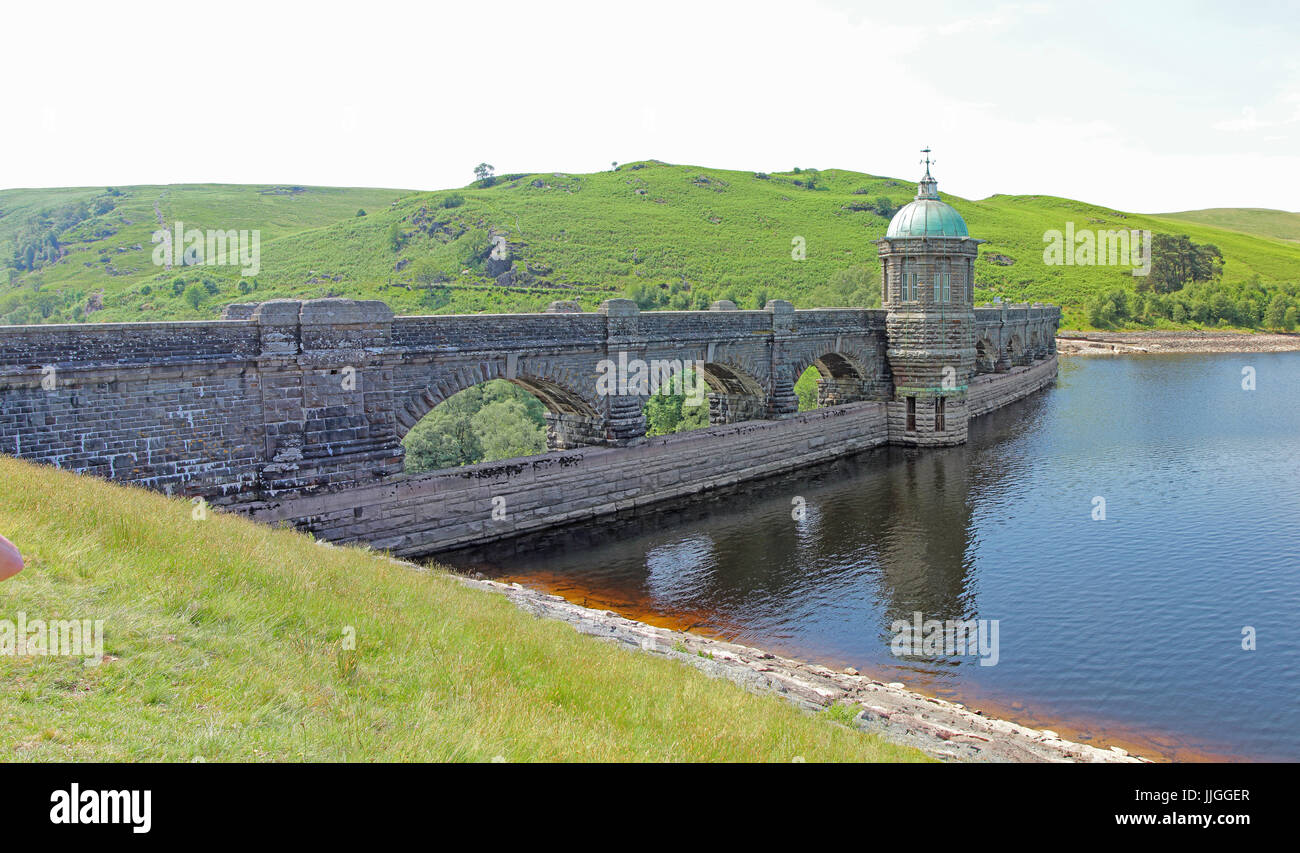 Craig Goch Dam e cisterna Elan Valley Powys Wales UK Foto Stock