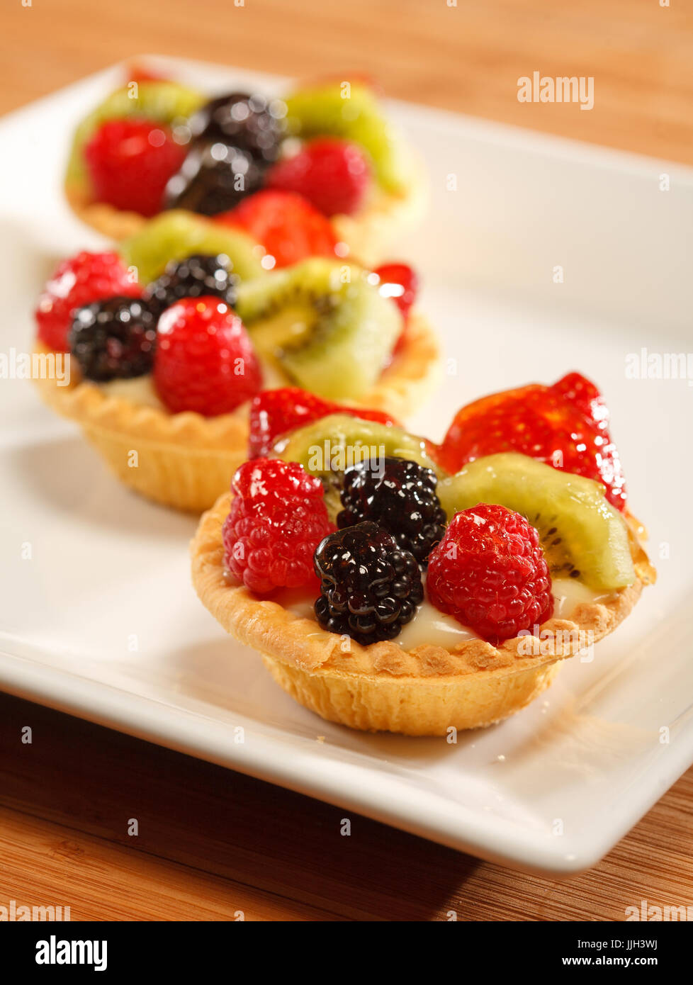 crostate di frutta Foto Stock