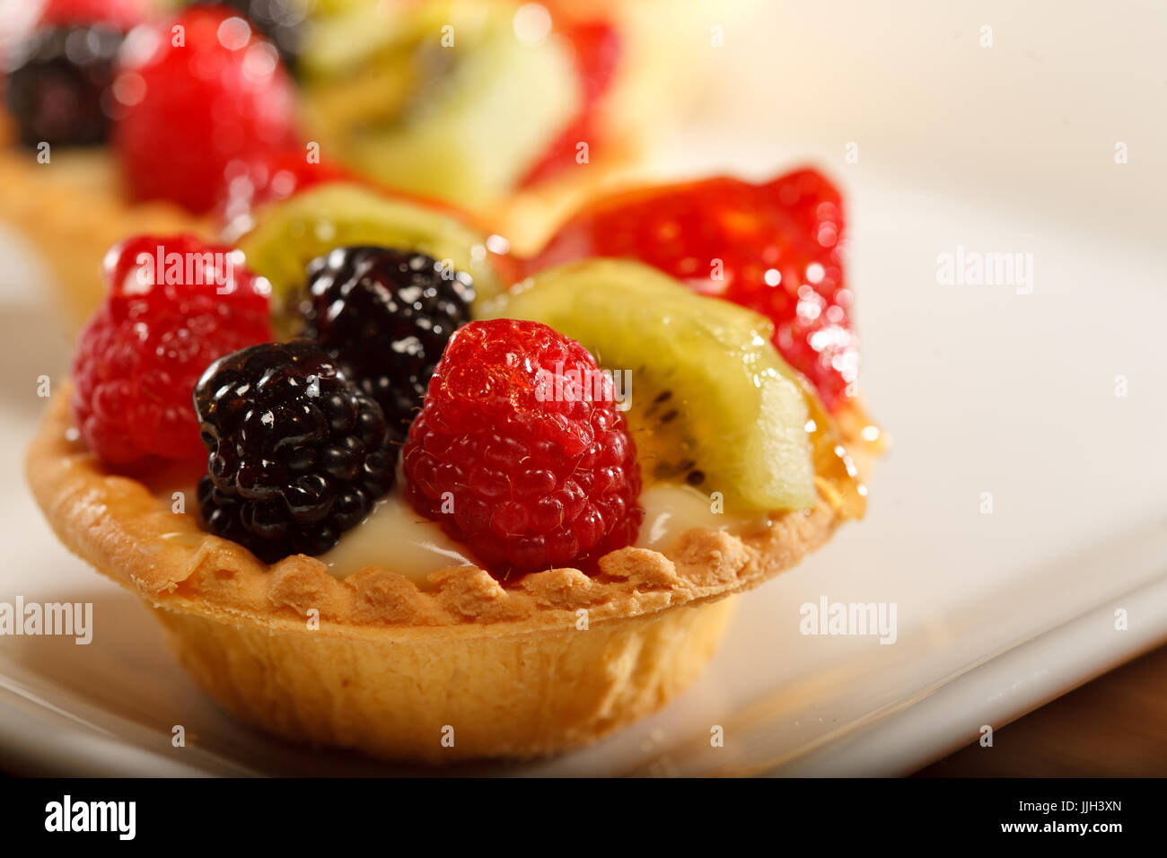 crostate di frutta Foto Stock