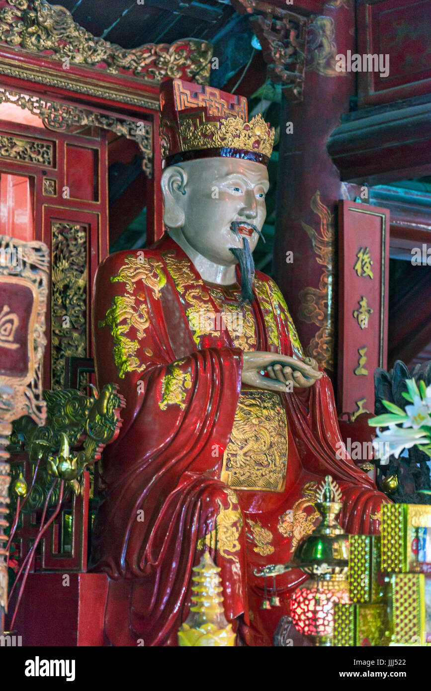 Tempio della Letteratura Hanoi Vietnam Foto Stock