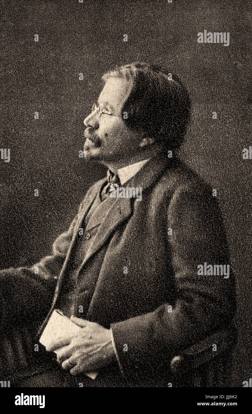 Shalom Aleichem - scrittore Yiddish nato a Poltava, Ucraina. Ha scritto storie umoristiche sulla vita ebraica in Russia. 3 marzo 1859 - 13 Maggio 1916 . Nato Sholem Rabinowitz. Musical "Il violinista sul tetto" sulla base di Tevye il lattaio da SA. Scrittore e romanziere. In Europa orientale. Cartolina Levanon Foto Stock