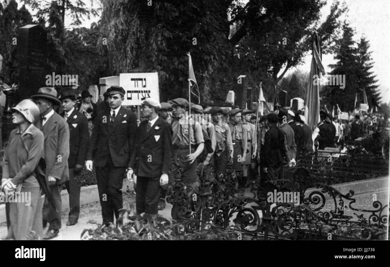 Gioventù ebraica brigata, Vienna, Austria. 1930s. Foto Stock