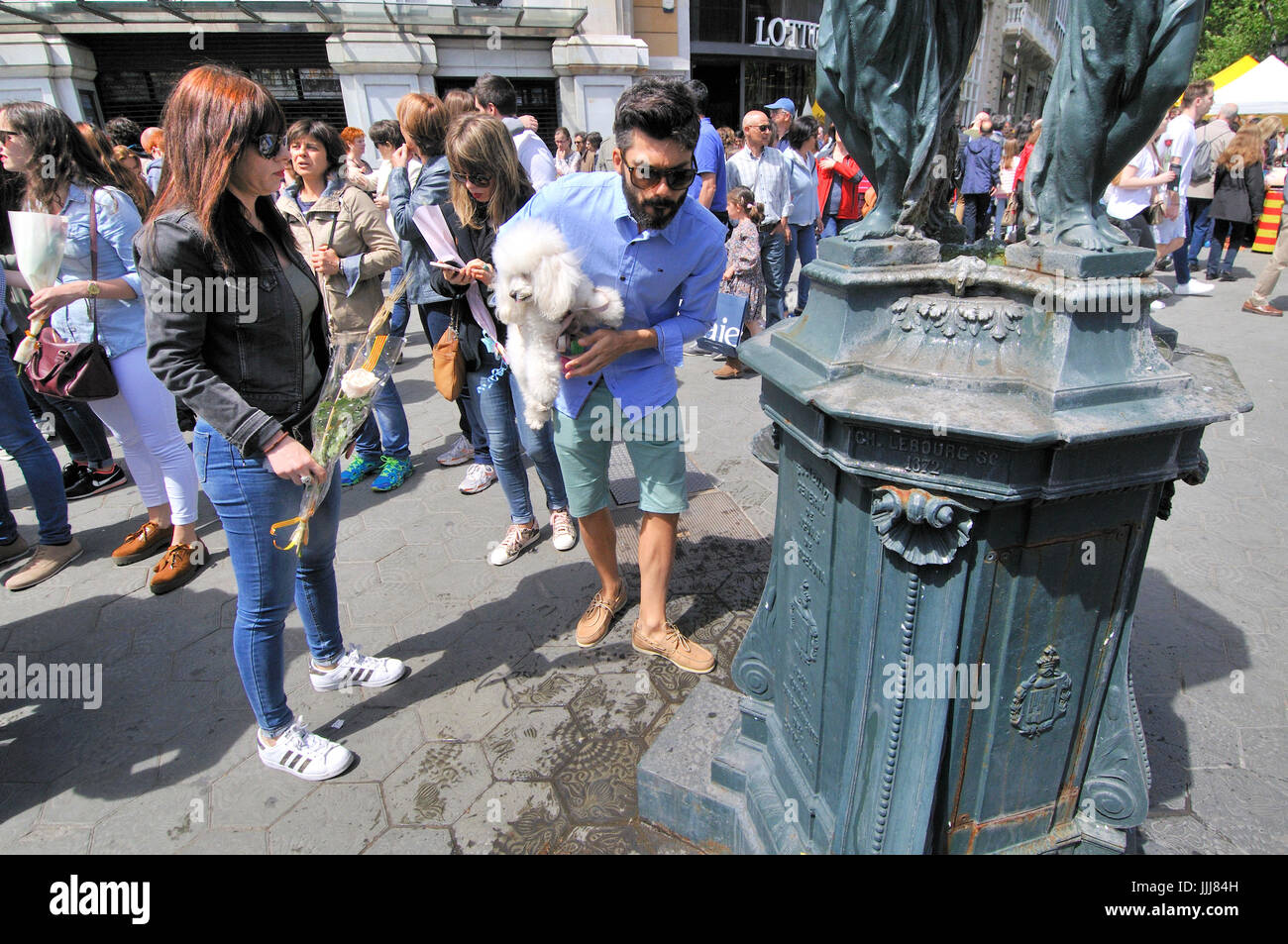 Wallace Fountain. Passeig de Gracia. Barcellona Foto Stock