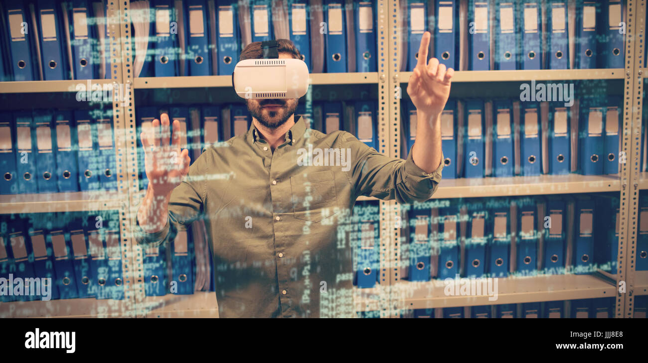 Composite immagine 3d dell'immagine dei dati Foto Stock