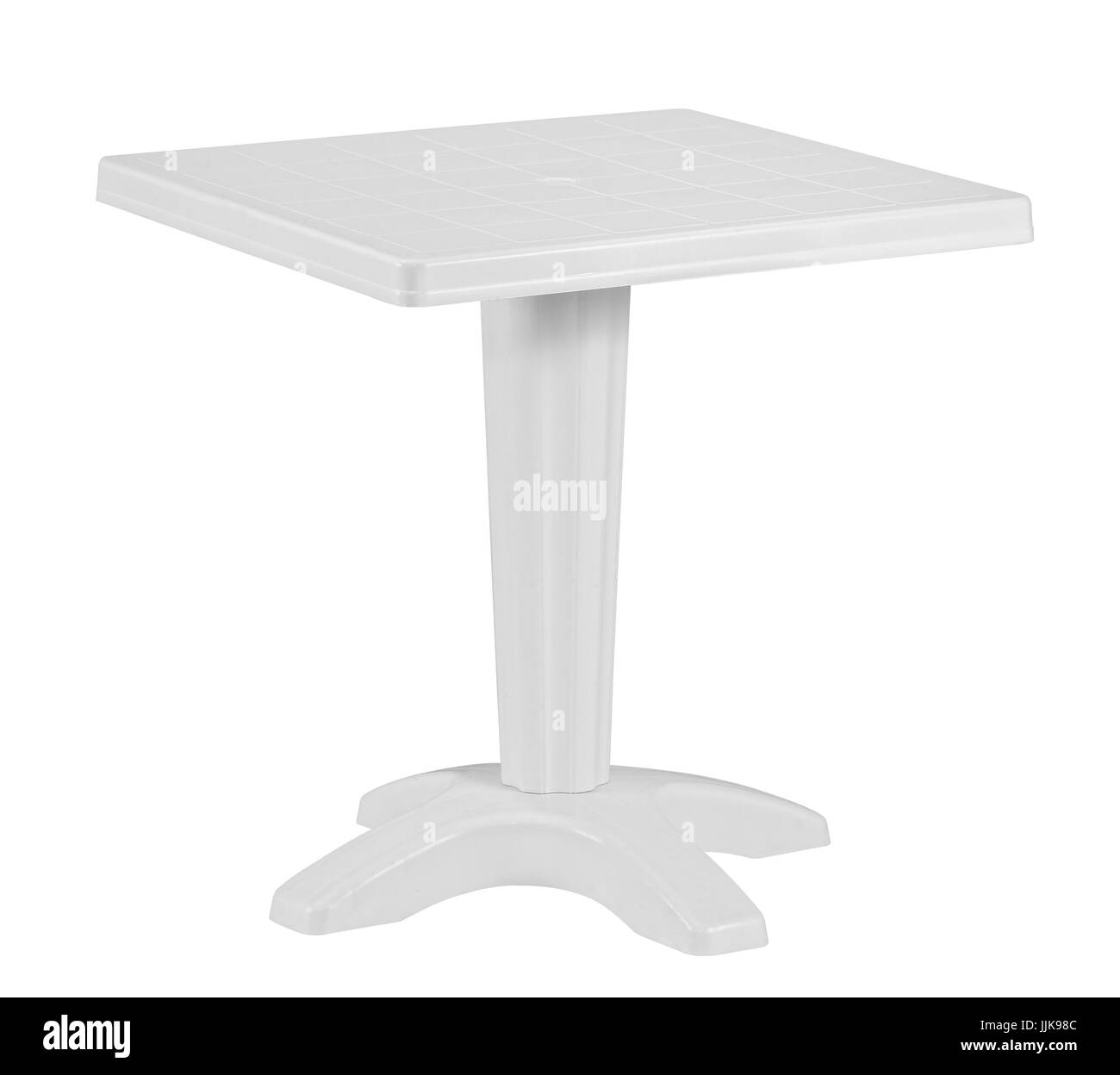 Outdoor tavolo in plastica isolato Foto Stock