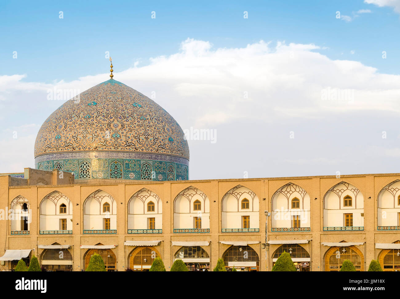 Sheikh Lutfollah moschea a Naqsh-e JAHAN Piazza, Isfahan, Iran (Patrimonio Mondiale UNESCO) Foto Stock