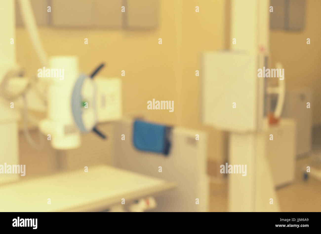 Abstract Sfocatura X-ray cabinet diagnostico per lo sfondo. Foto Stock