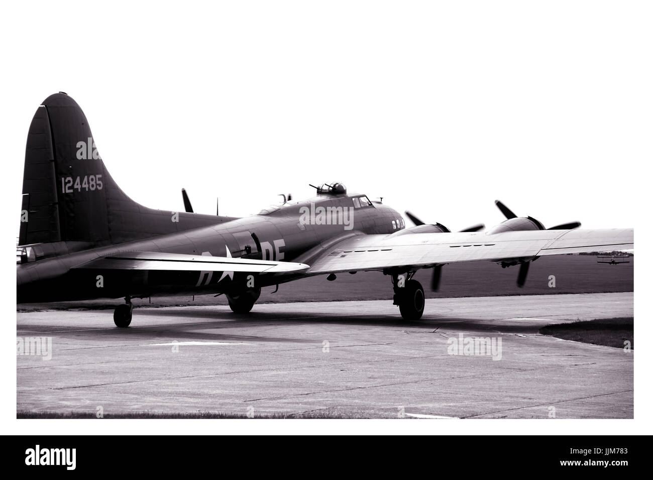 American guerra mondiale 2 aeromobile sul campo di aviazione britannica Foto Stock