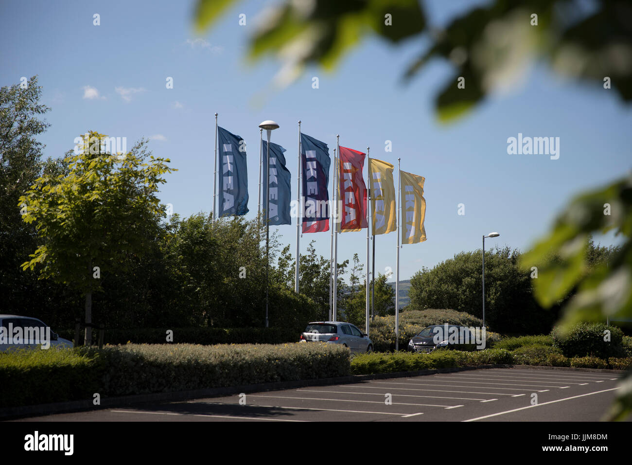 Ikea arredamento domestico retail store - Il logo Foto Stock