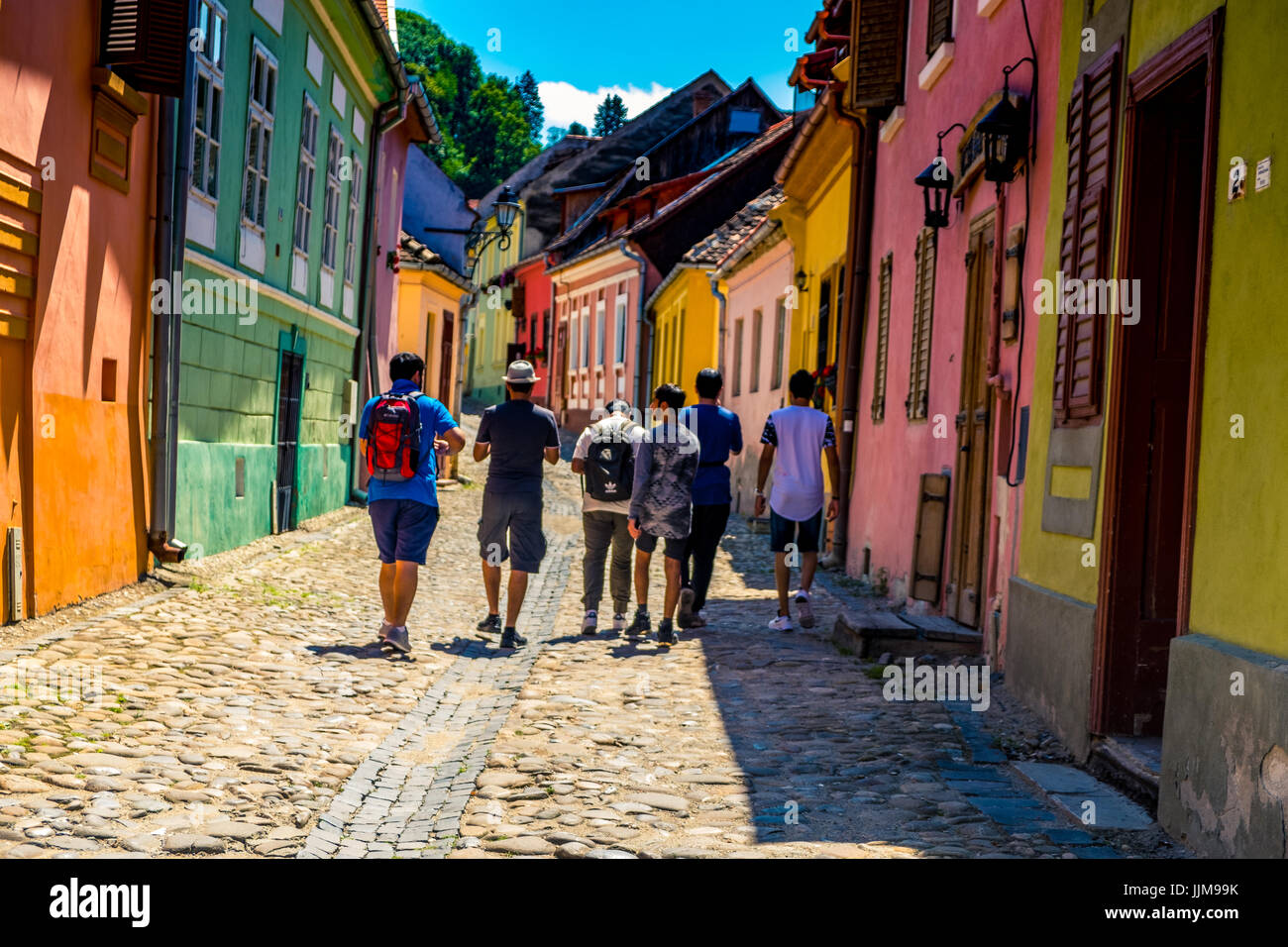 Un tour in Romania, Sibiu Brasov Sighisoara Foto Stock