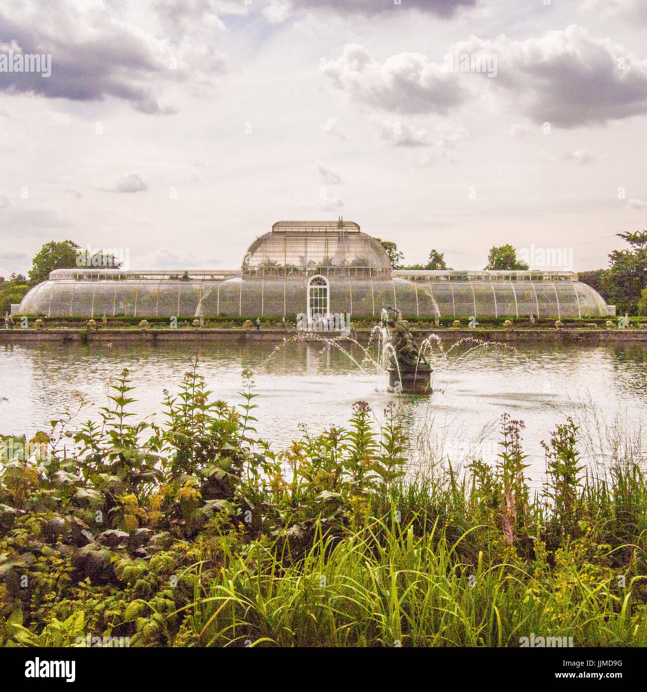 "La Casa delle Palme" presso i Giardini di Kew, Richmond, Londra Foto Stock