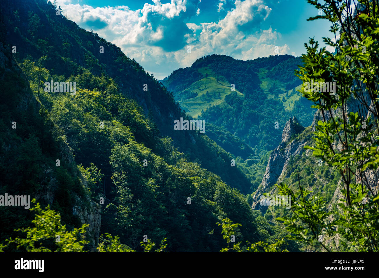 Escursionismo in Europa, Romania Foto Stock