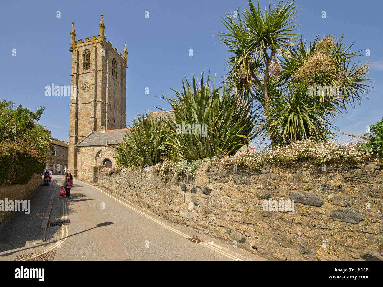 St Ives Chiesa Foto Stock