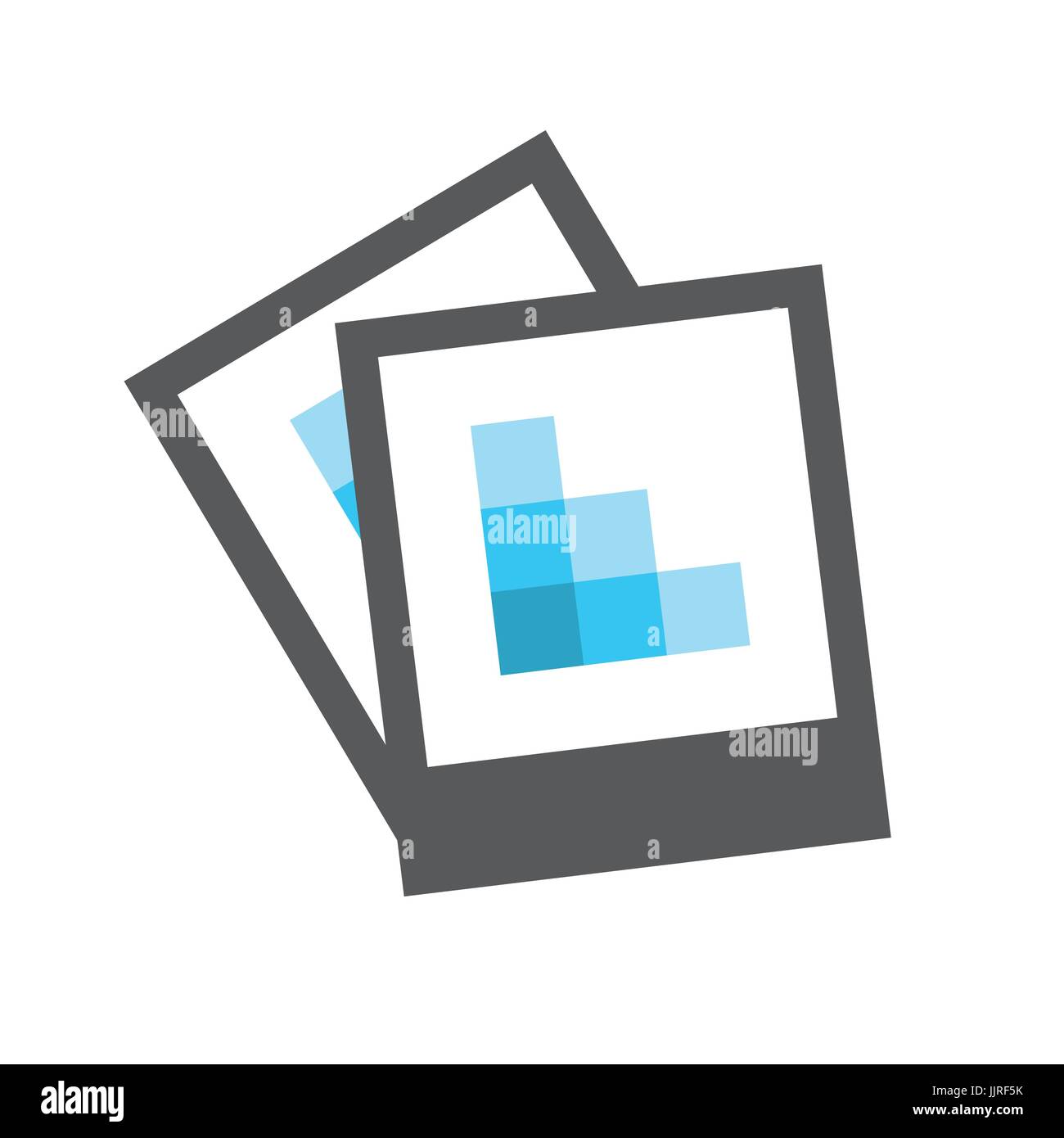 Interfaccia utente o UX ad alta o a bassa risoluzione icona immagine Illustrazione Vettoriale