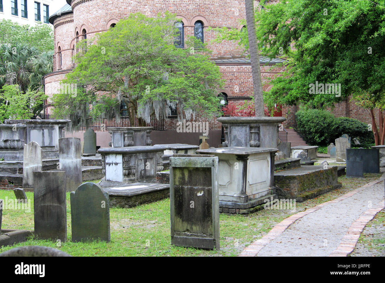 Cimitero di Magnolia centro di Charleston, Carolina del Sud Foto Stock