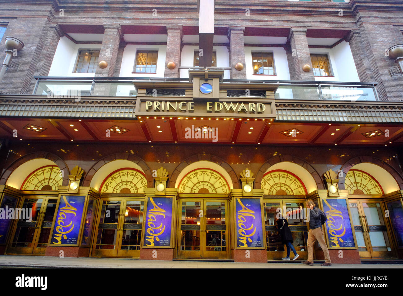 Prince Edward Theatre di Soho, Londra, Regno Unito Foto Stock