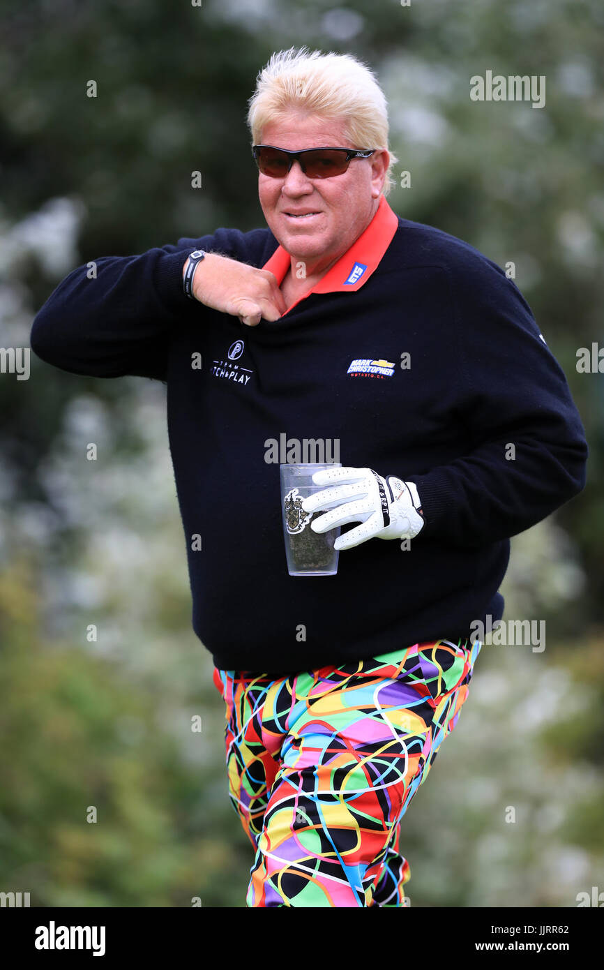 John Daly degli Stati Uniti durante il primo giorno dell'Open Championship 2017 al Royal Birkdale Golf Club, Southport. PREMERE ASSOCIAZIONE foto. Data immagine: Giovedì 20 luglio 2017. Vedi PA storia GOLF Open. Il credito fotografico dovrebbe essere: Peter Byrne/PA Wire. Foto Stock