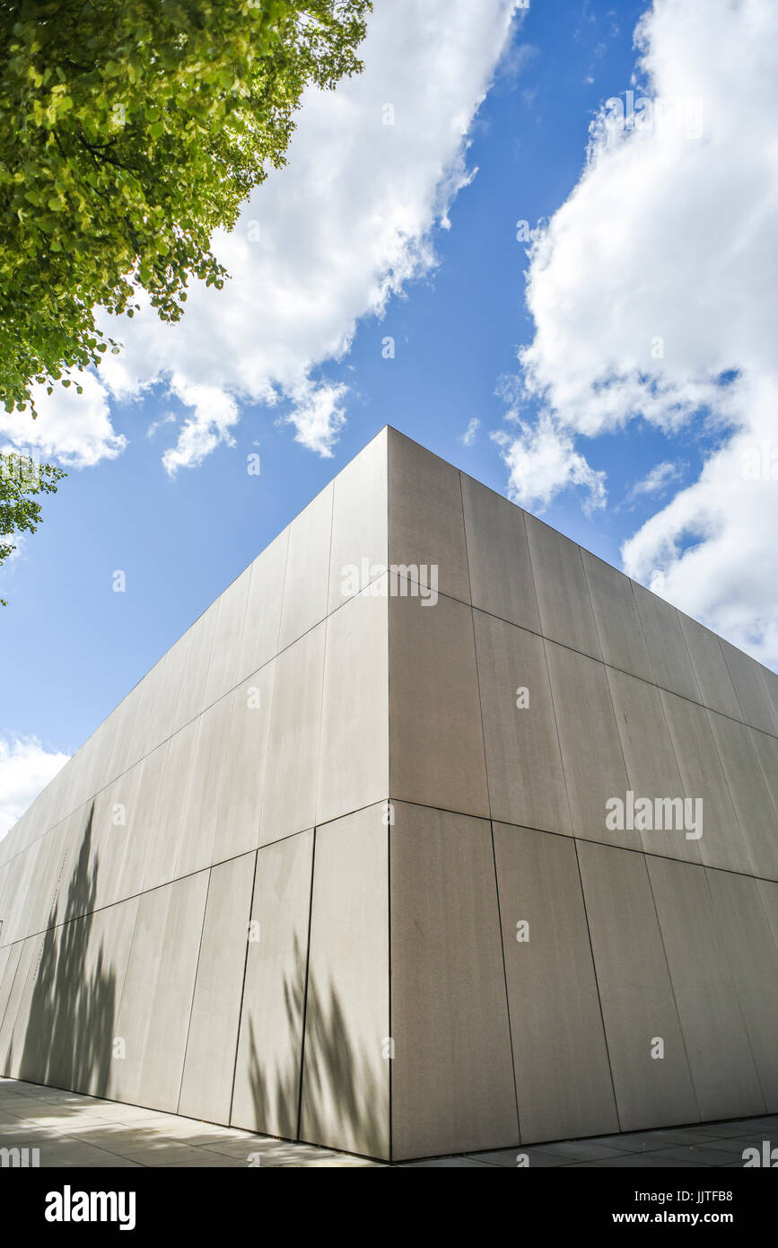Szczecin, Polonia, luglio 17, 2017: Museo della conquista di Szczecin, moderno premiato elementi architettonici Foto Stock