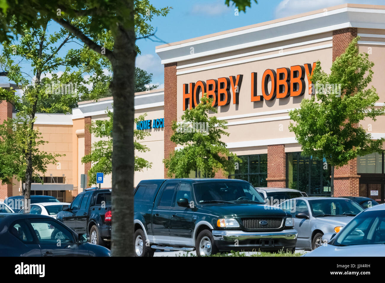 Hobby Lobby e negozio di artigianato in Lawrenceville, Georgia (Metro Atlanta). Foto Stock