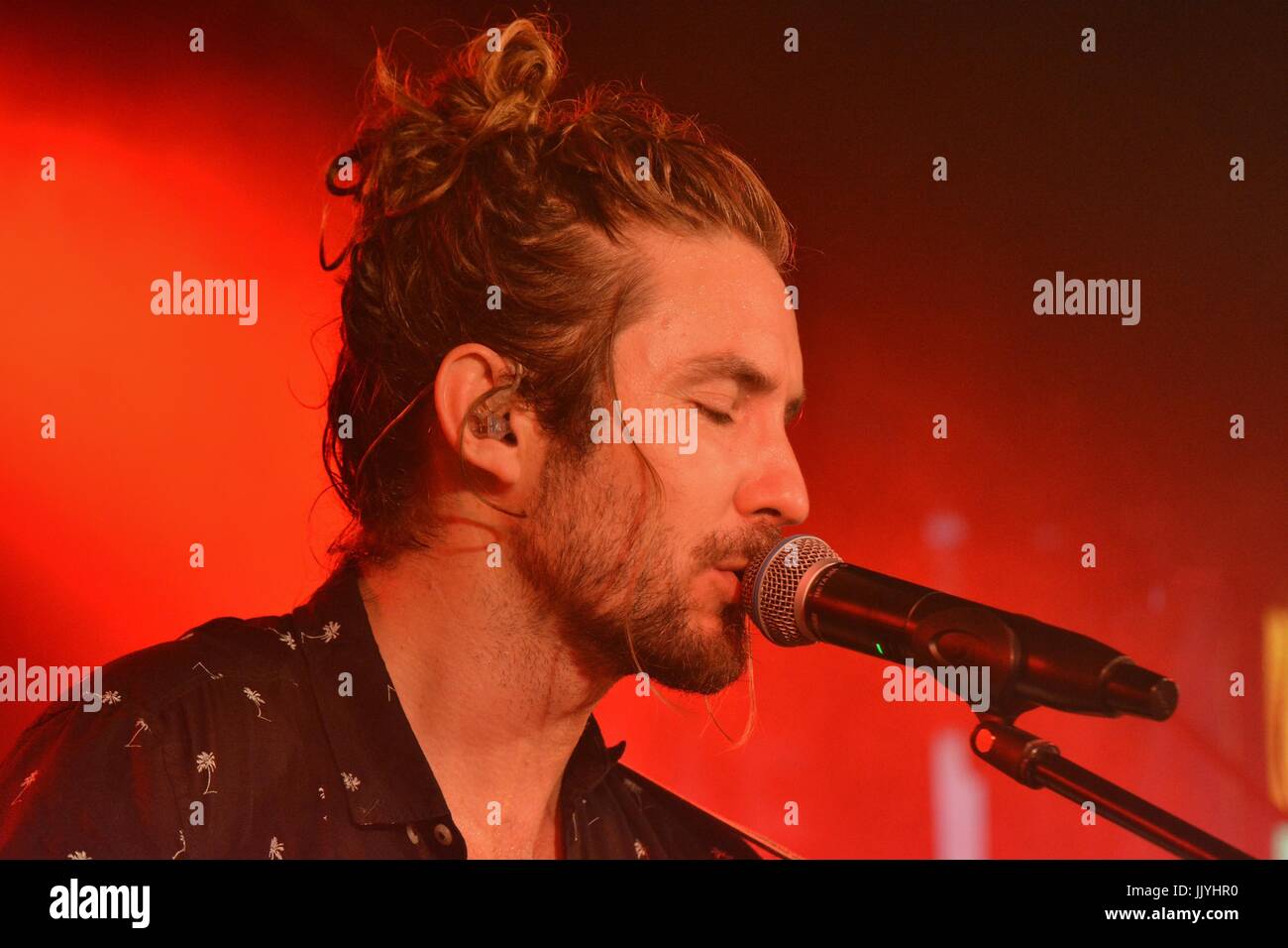 Freiburg, Germania, il 20 luglio 2017, ZMF Zelt-Musik-Festival con Jeremy anse Credito: mediensegel.de/Alamy Live News Foto Stock