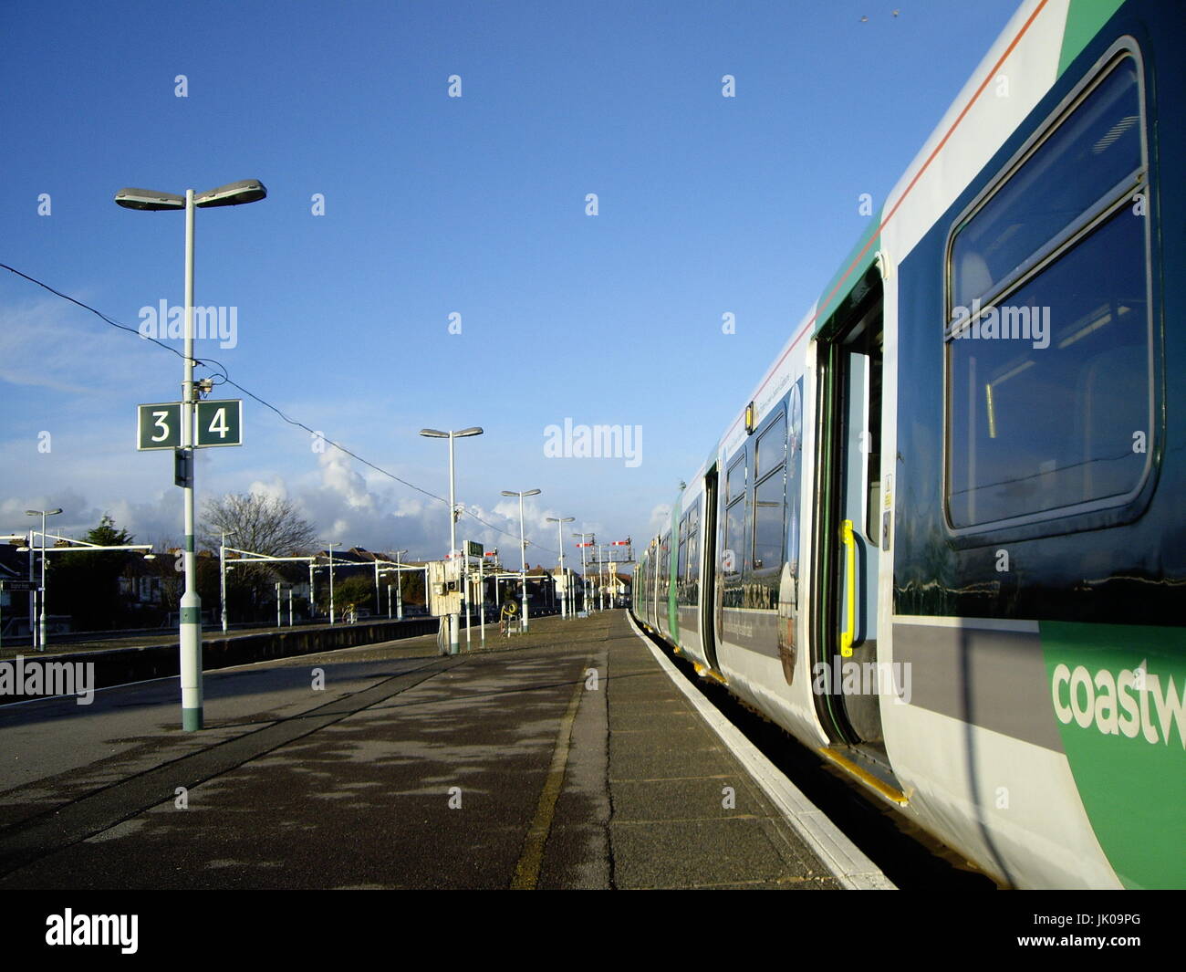 Treni in West Sussex Foto Stock