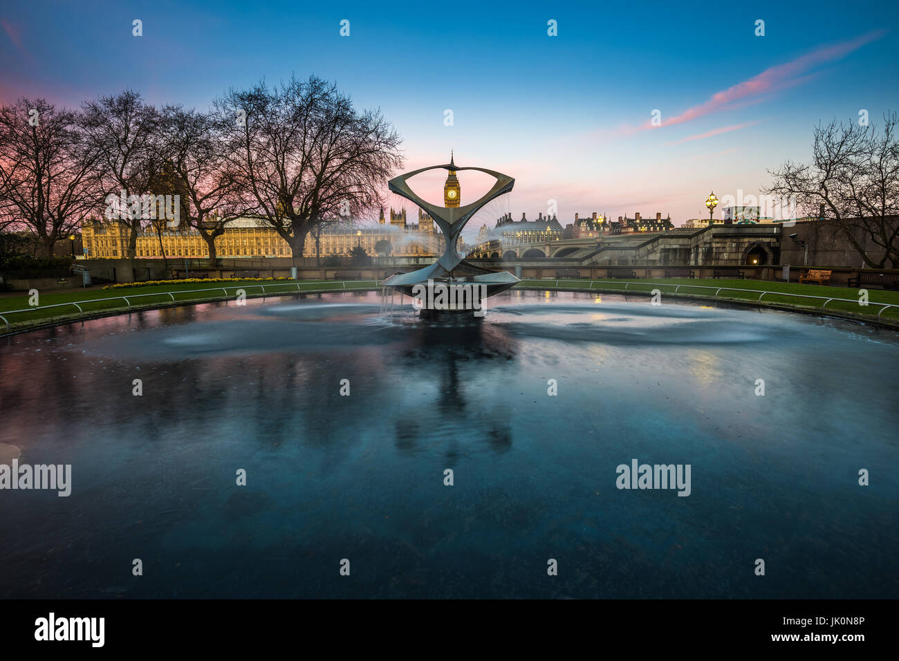 Londra, Inghilterra - il Big Ben di sunrise Foto Stock