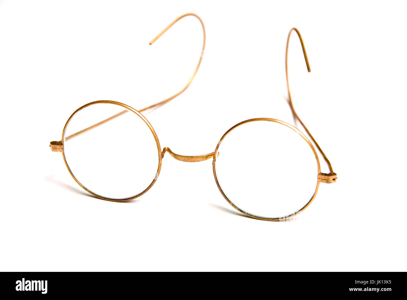 Oro vintage incorniciato gli occhiali da lettura Foto Stock