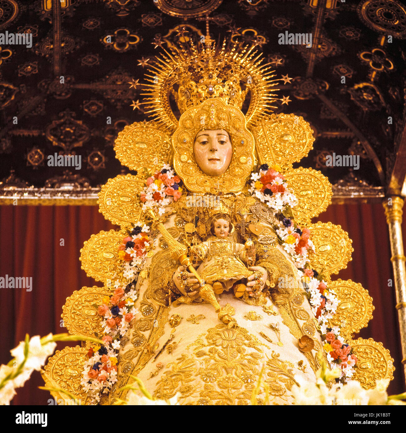La Virgen del Rocío (La Blanca Paloma) Foto Stock