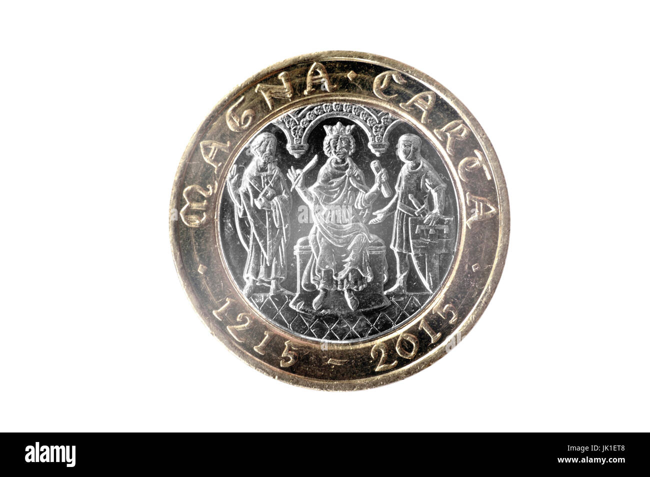 Due libbre grande prua di Londra anniversario coin Foto Stock