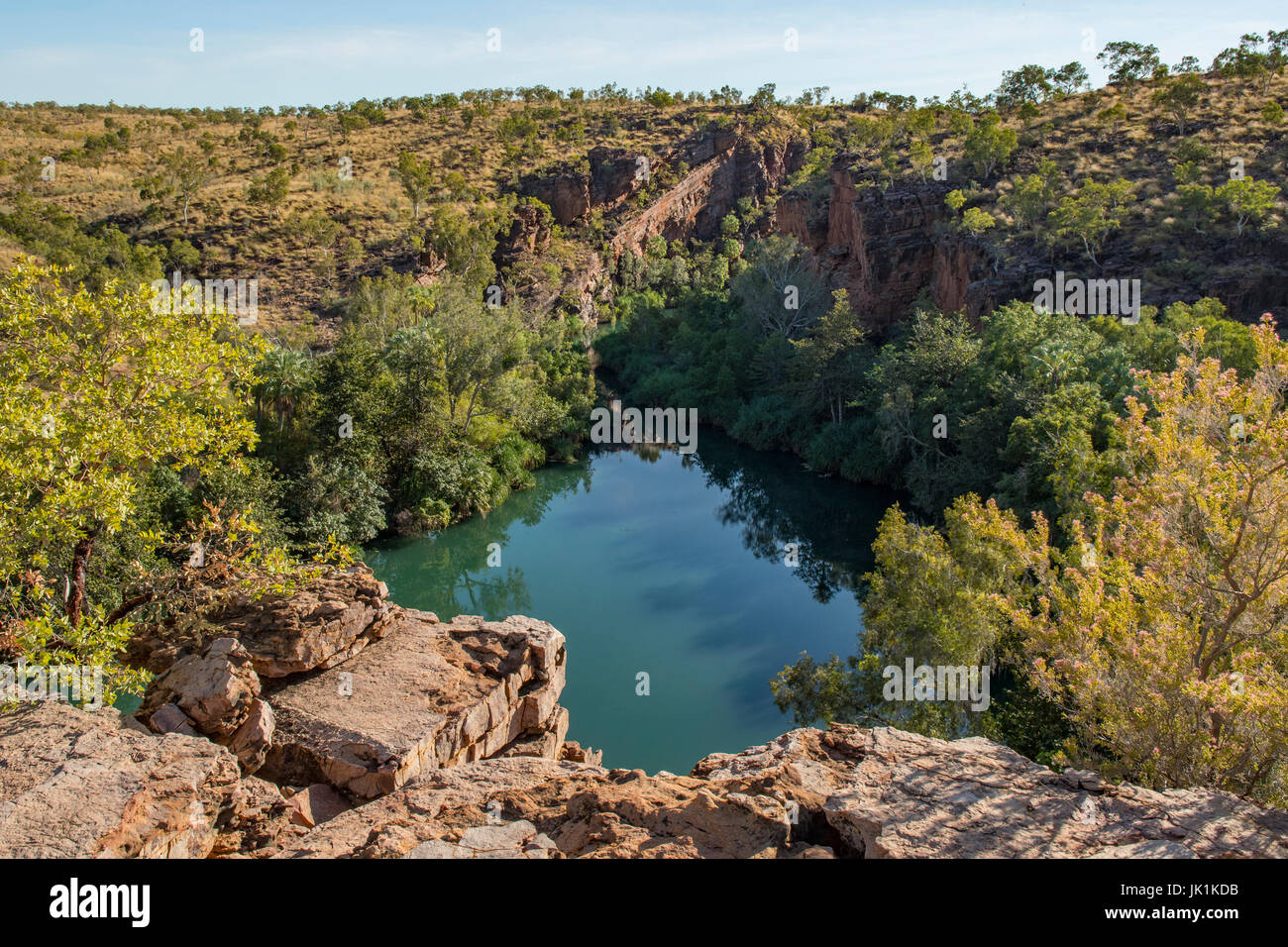 Prato superiore Hill Gorge, Boodjamulla National Park, Queensland, Australia Foto Stock