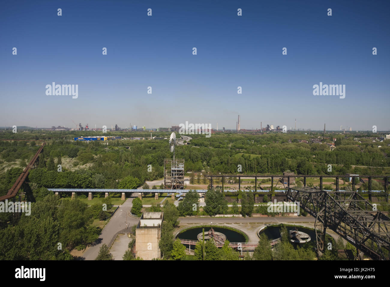 In Germania, in Renania settentrionale-Vestfalia, il bacino della Ruhr, Duisburg, Nord Duisburg Landscape Park, ex Meiderich ferriera, Foto Stock