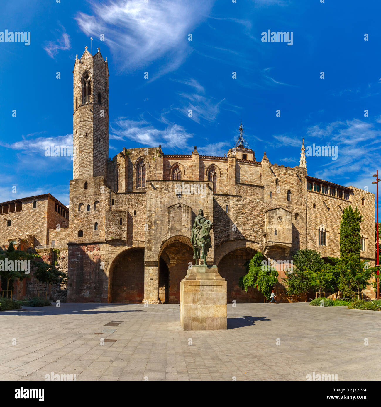 Placa Ramón Berenguer il Grande, Barcellona, Spagna Foto Stock