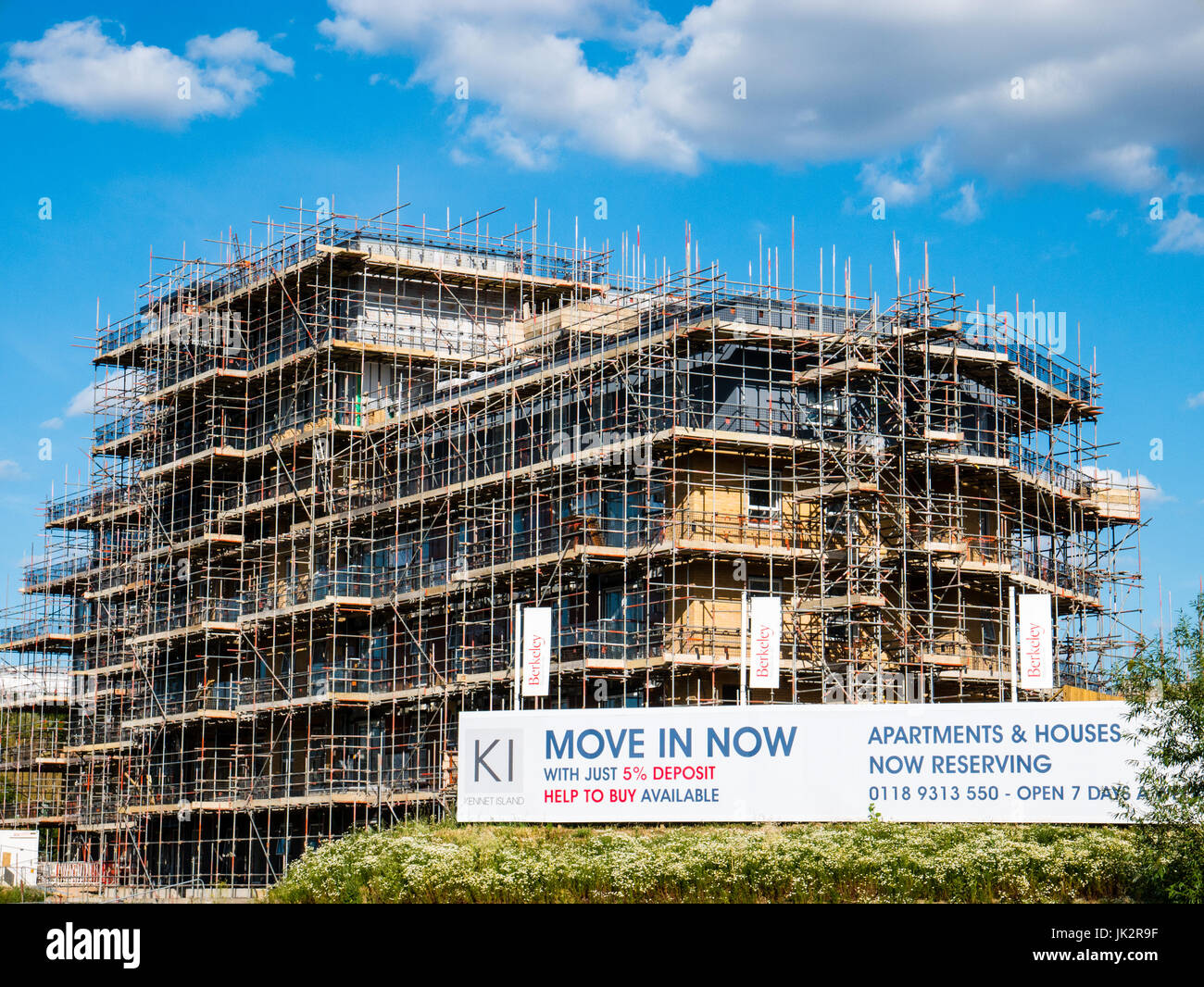 Kennett Isola Housing Development, Kennett Isola, Reading, Berkshire, Inghilterra, Regno Unito, GB. Foto Stock