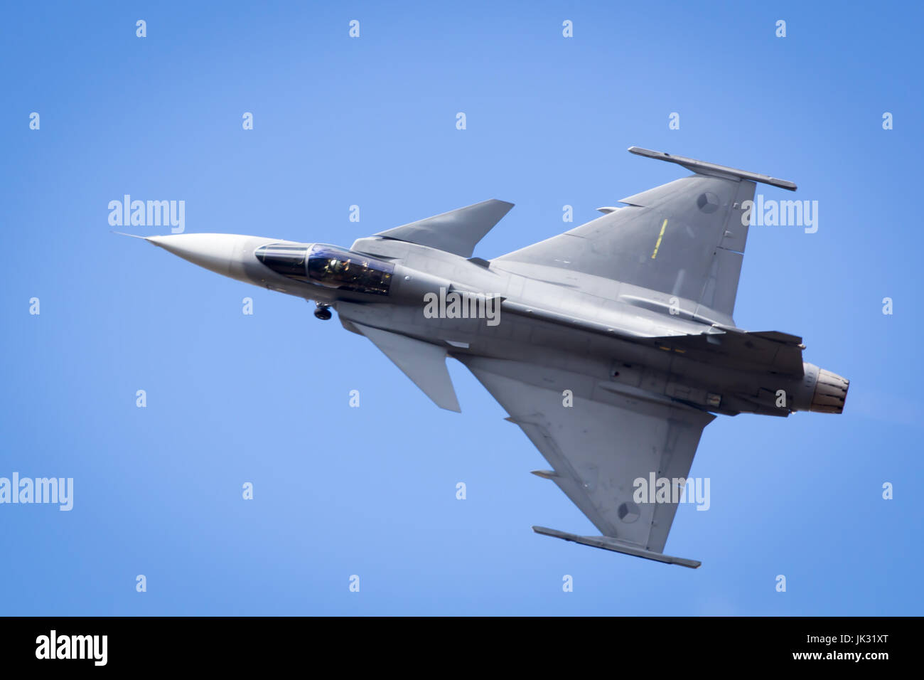 Saab JAS 39 Gripen La visualizzazione a Fairford International Air Tattoo 2017 Foto Stock